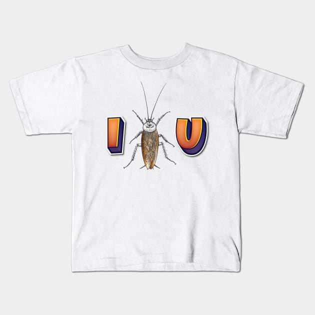 i >3 U Kids T-Shirt by sonnycosmics